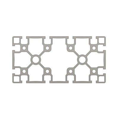 10-18090-0-1000MM MODULAR SOLUTIONS EXTRUDED PROFILE<br>90MM X 180MM, CUT TO THE LENGTH OF 1000 MM